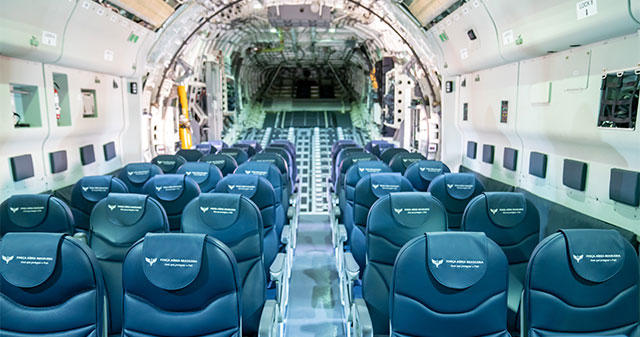 KNIGHT AEROSPACE DELIVERS FIRST-OF-ITS-KIND PASSENGER PALLETIZED SYSTEM TO BRAZILIAN AIR FORCE