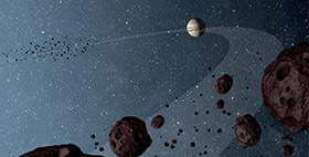 SWRI SCIENTISTS FIND EVIDENCE FOR EARLY PLANETARY SHAKE-UP